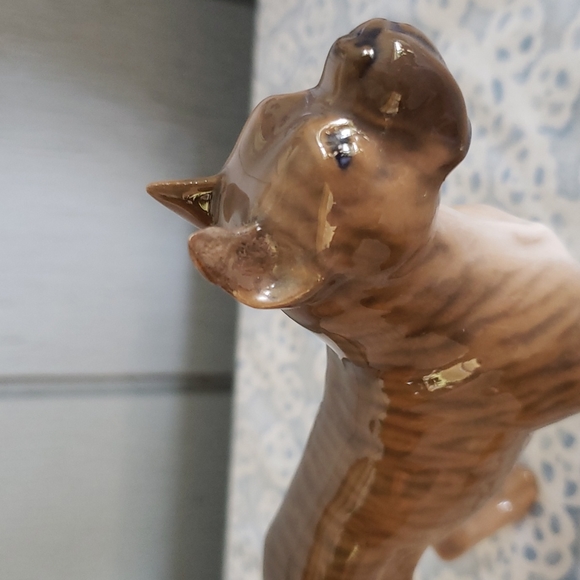 Two Boxer Dog Figurines Porcelain Figurine Copenhagen - Picture 10 of 16